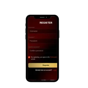 AS8 login page with mobile number and password fields