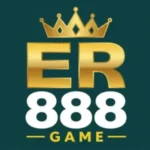 ER888 Game mobile app interface showing colorful game options and reward bonuses on a smartphone screen.
