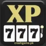 XP777 Game lobby on a mobile phone displaying Teen Patti, slot machines and real cash rewards for Pakistani players.