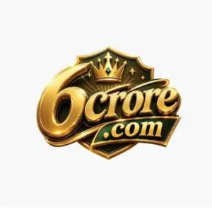 Official logo of 6crore Game, a popular real money earning app and lottery platform in Pakistan.