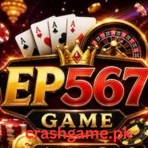 Ep567 Game app logo with colourful design and real money earning tagline on a smartphone screen.