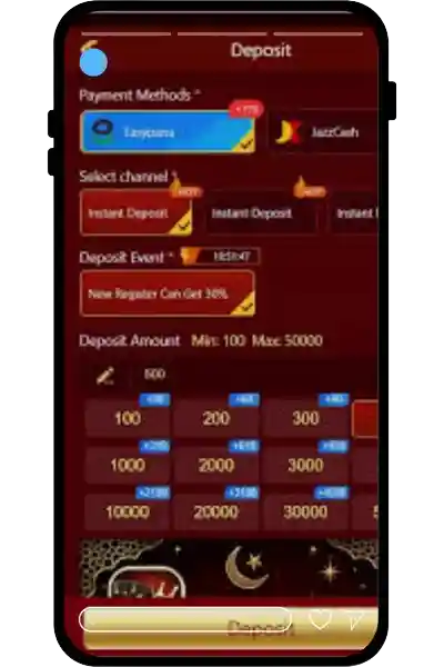 M91 Game App home screen displaying colorful game icons and a welcome bonus offer